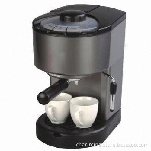 Espresso Coffee Machines with 19bar Pressure, 1,100cc Detachable Water Tank